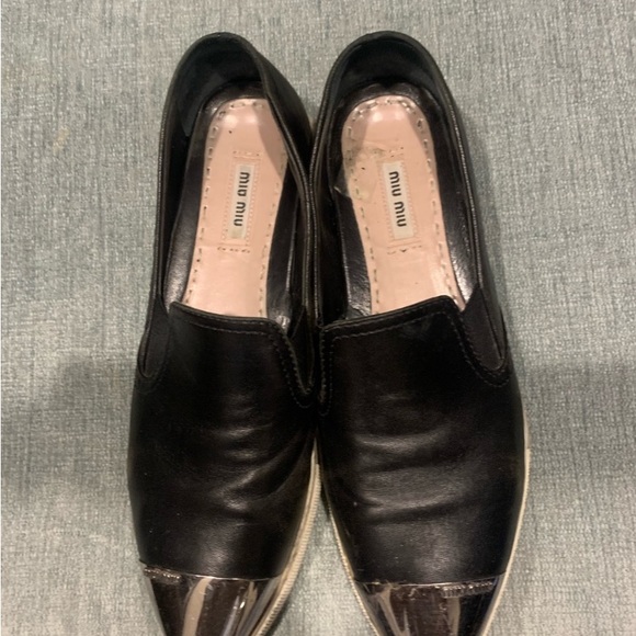 Miu Miu silver cap sneakers - Picture 4 of 8